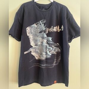 YoungLA Black Samurai Graphic Tee